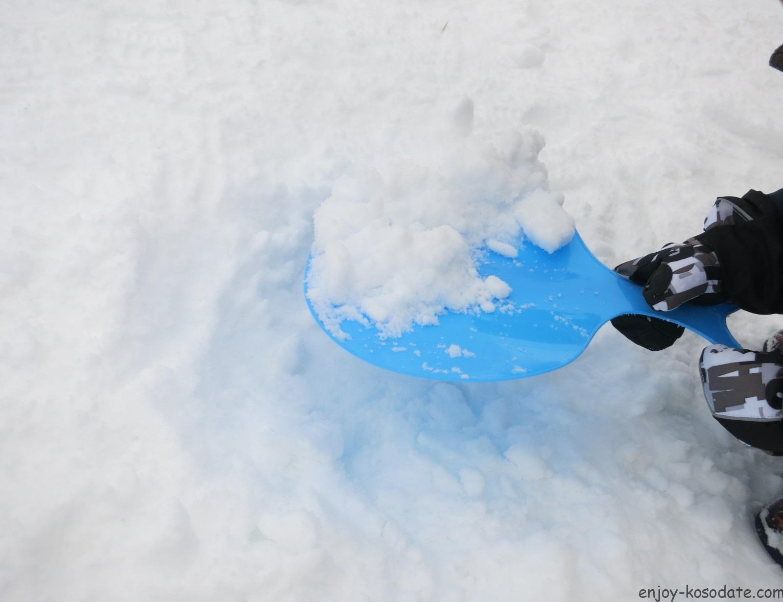 雪遊びに使った100均グッズをご紹介 エンジョイ子育て生活